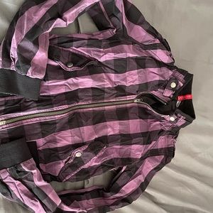 Cute fitted flannel jacket